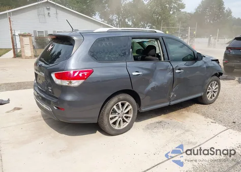 2014 Nissan Pathfinder Sv из США, поврежденный, VIN 5N1AR2MM0EC731497